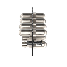 8 Port Opticom ST Fiber Optic Adapter Panel Simplex FAP8WSTZ