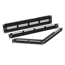 12 Port Wall Mount Patch Panel 568A/B Wired With 89D Bracket PP12A5E-R
