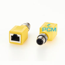 M12 D Code to RJ45 Ethernet Socket Cable Adapter PCM-HD-0081