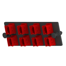 8 Port Opticom MPO Fiber Optic Adapter Panel FAP Horizontal FAPH0824RDMPO