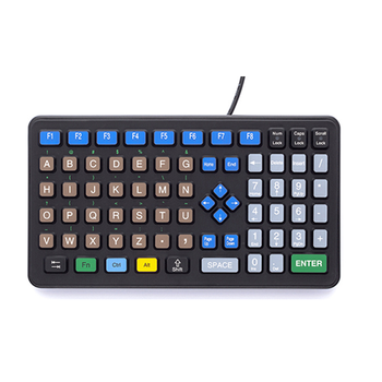 Small Footprint with Oversized Keys DP-72