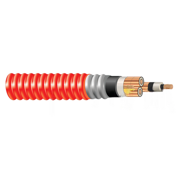 HVTECK Copper 3/C 175 mil TRXLPE TS AIA 15kV 100% IL Red PVC Jacket CSA