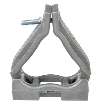 23-26mm Trefoil Cable Cleat Aluminum M8 Mounting 1Hole TR Clamp CCALTR2326-X (Pack of 10)