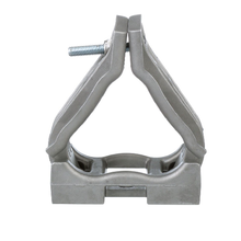 Trefoil Cable Cleat Aluminum M8 Mounting 1Hole TR Clamp