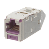 1 Port 22-26 AWG Mini-Com Cat6 Plus Up/Down 45 Angled Jack Module TG Shielded RJ45 CJSUD688TGVLY