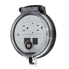 4-Inch Base Data Access GFCI Outlet CAT5e Coupler 3Amp DAP4BC-G3-5