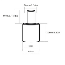 Round Base Tenon Adapter (Pack of 6)