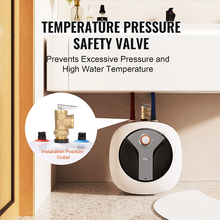 8 Gallon Compact Wall & Floor Mounted 1440W Electric Storage Water Heater D30-14VA(M,S)