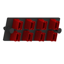 8 Port Opticom MPO Fiber Optic Adapter Panel FAP Horizontal FAPH0824RDMPO