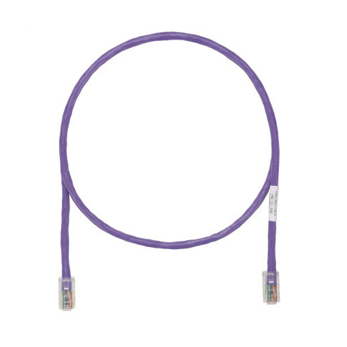 9' 24 AWG Violet Cat 6A UTP Solid Patch Cord UTP6AX9VL