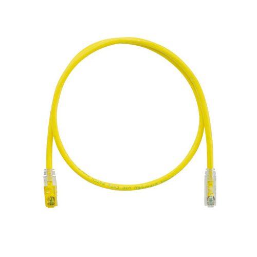 10m 24 AWG Yellow Cat 6 Stranded Keyed Patch Cord UTPKSP10MYL