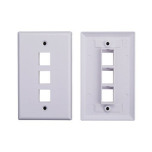 3 Port Keystone Faceplate White 550437 (Pack Of 200)