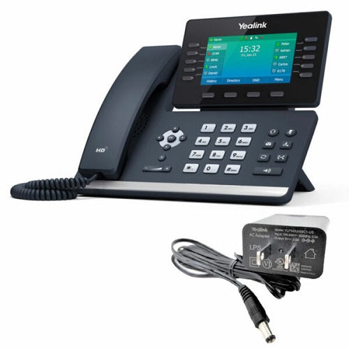 SIP-T54W IP Phone with PSU Prime Business Phone YEA-SIP-T54W-PSU