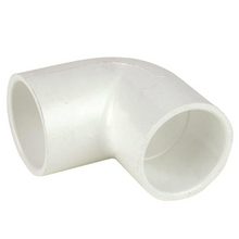 3" 90° Schedule 40 PVC Slip Elbow Fitting (Slip x Slip) White