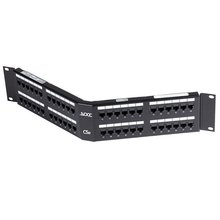 12 Port Wall Mount Patch Panel 568A/B Wired With 89D Bracket PP12A5E-R