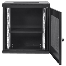 200 lbs Capacity 12U Wall Mount Server Cabinet with Locking Door