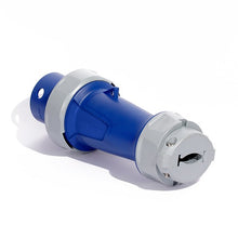 Leviton 60 Amp 250V LEV Series IEC Pin & Sleeve Plug Blue 360P6WLEV