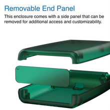 AA Battery Removable End Panel Circuit Board Box With Hand Held Enclosure H65AATR