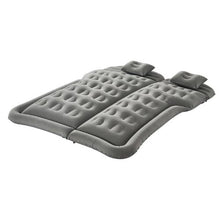 68.9x52.4x5.9 Inch Inflatable Car Air Mattress with Built-in Pump Headrest Gray