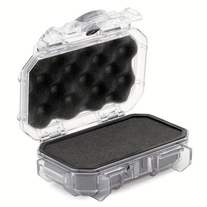 Waterproof Compact Carry With Foam Insert Micro Case Clear And Standard Latches Electronic Racks And Boxes Enclosure SE52F,CL