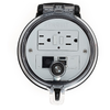 4-Inch Base Data Access GFCI Outlet CAT5e Shielded Coupler 3Amp DAP4BC-G3-4