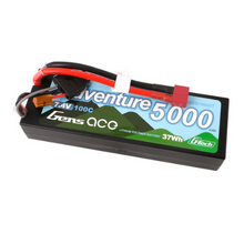 Gens Ace 5000mAh 2S1P 7.4V HardCase G-Tech Adventure Lipo Battery Pack 24# With Deans Plug GEA502S10DGT