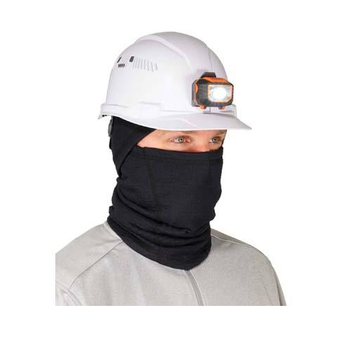 Mascarilla facial N-Ferno resistente al fuego para clima frío, color negro 