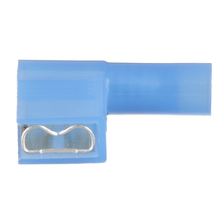0.155 16-14 AWG Pan-Term Female Disconnect Right Angle Nylon Insulated DNFR14-250B-L (Pack of 50)
