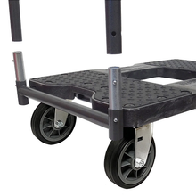 All Terrain E-Track Push Cart Dolly 1500Lbs Capacity Black SL1500P6B