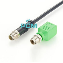 8 Pin M12 X Code Male to RJ45 Ethernet Adapter PCM-HD-0082