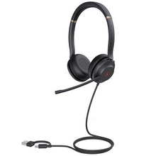 Dual UC USB-C&A USB Wired Headset with Flexible Adapter YEA-UH37-DUAL-UC-USB-C/A