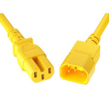 14AWG 15A C14 to C15 Heavy-Duty Power Cord Yellow