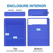 2.20"W x 2.80"L x 0.71"H Faceplate Handheld Enclosure Without Pocket Clip M4,TRBL