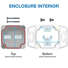 1.97" X 1.38" X 2.05" Shield Electronic Enclosure RBF22P04G10C