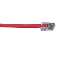 3' 24 AWG Red Cat 5e UTP Copper Patch Cord UTPCH3RDY