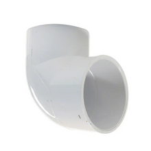 2 1/2" 90° Schedule 40 PVC Slip Elbow Fitting (Slip x Slip) White
