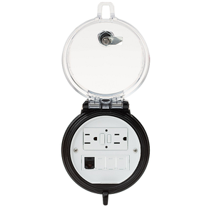 4-Inch Base Data Access GFCI Outlet CAT6 Coupler DAP4BC-G0-6