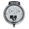 4-Inch Base Data Access GFCI Outlet CAT6 Coupler 3Amp DAP4BC-G3-6