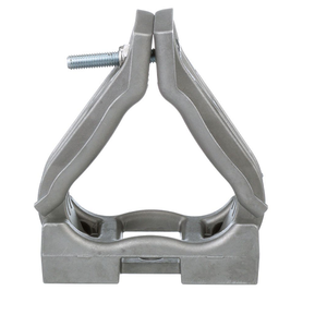46-51mm Trefoil Cable Cleat Aluminum M8 Mounting 1Hole TR Clamp CCALTR4651-X (Pack of 10)