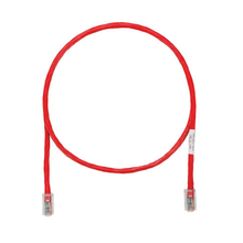 1' 24 AWG Red Cat 5e UTP Copper Patch Cord UTPCH1RDY