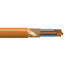 1 AWG 4C Solid/Stranded Bare Copper Tape Shielded XLPE HFFR N2XCH-FE 0.6/1KV Security Cable