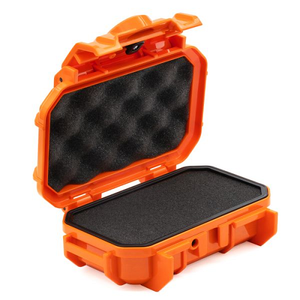 Waterproof Compact Carry With Foam Insert Micro Case Orange And Standard Latches Electronic Racks And Boxes Enclosure SE52F,OR