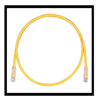 24 AWG Cat 6 UTP Copper 40M Patch Cord Yellow UTPSP40MYLY