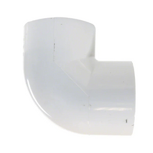 1/2" 90° Schedule 40 PVC Slip Elbow Fitting (Slip x Slip) White