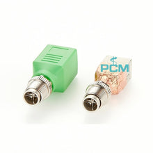 8 Pin M12 X Code Male to RJ45 Ethernet Adapter PCM-HD-0082