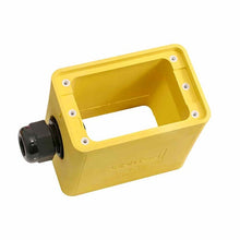 Leviton Single-Gang Portable Outlet Box Yellow 3059-1Y