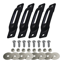 E-Track Single Black Strap Anchor Allen Screws SLSB4FA (Pack of 4)