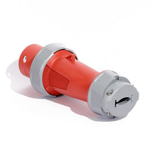 Leviton 60 Amp 480V LEV Series IEC Pin & Sleeve Plug Red 360P7WLEV