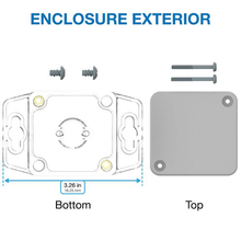 1.97" X 1.38" X 2.05" Shield Electronic Enclosure RBF22P04G10C