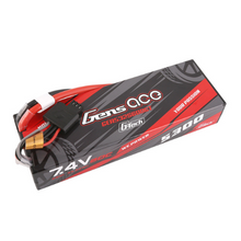 Gens Ace 5300mAh 2S1P 7.4V HardCase G-Tech Lipo Battery Pack 24# With Deans Plug GEA532S60DGT
